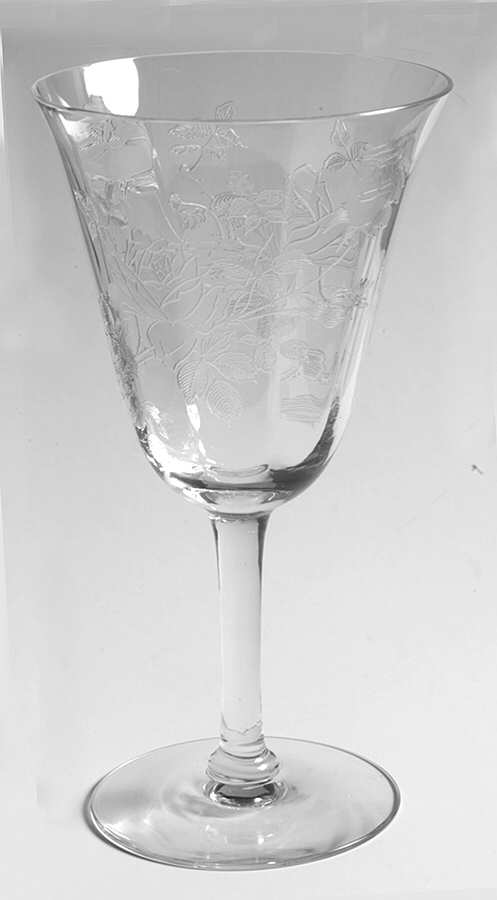 Rose Water Goblet by Fry-1
