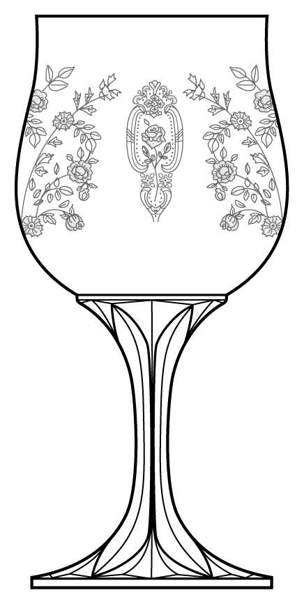 17708-6 Water Goblet by Franciscan-1