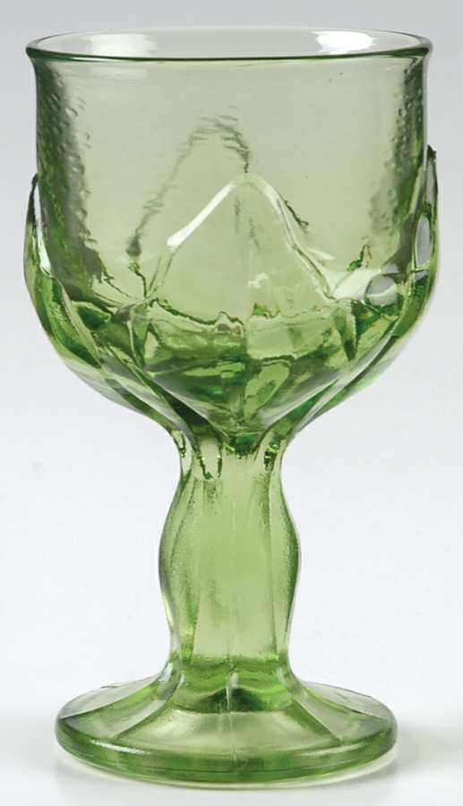 Cabaret Green Water Goblet by Franciscan-1
