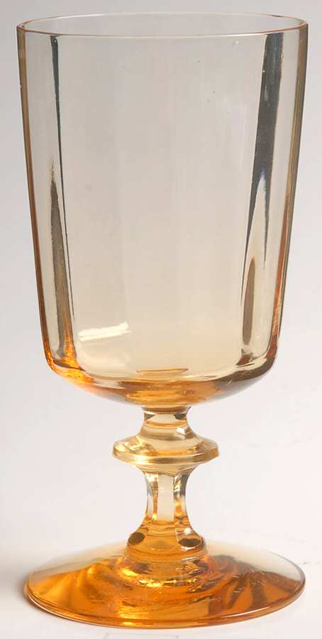 Flambeau Orange (Evening Sun) Water Goblet by Franciscan-1