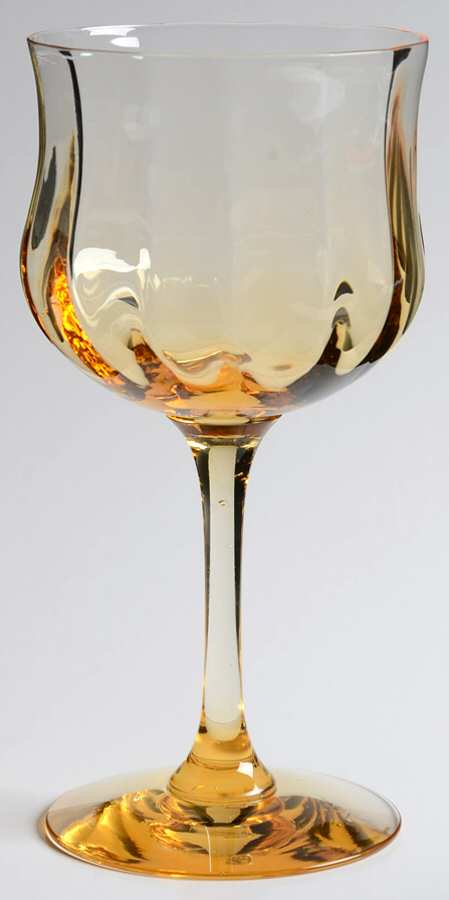 Jubilation Amber Wine Glass by Franciscan-1
