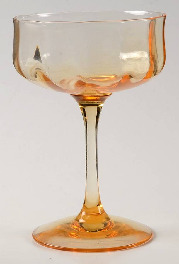 Jubilation Amber Champagne/Tall Sherbet by Franciscan-1