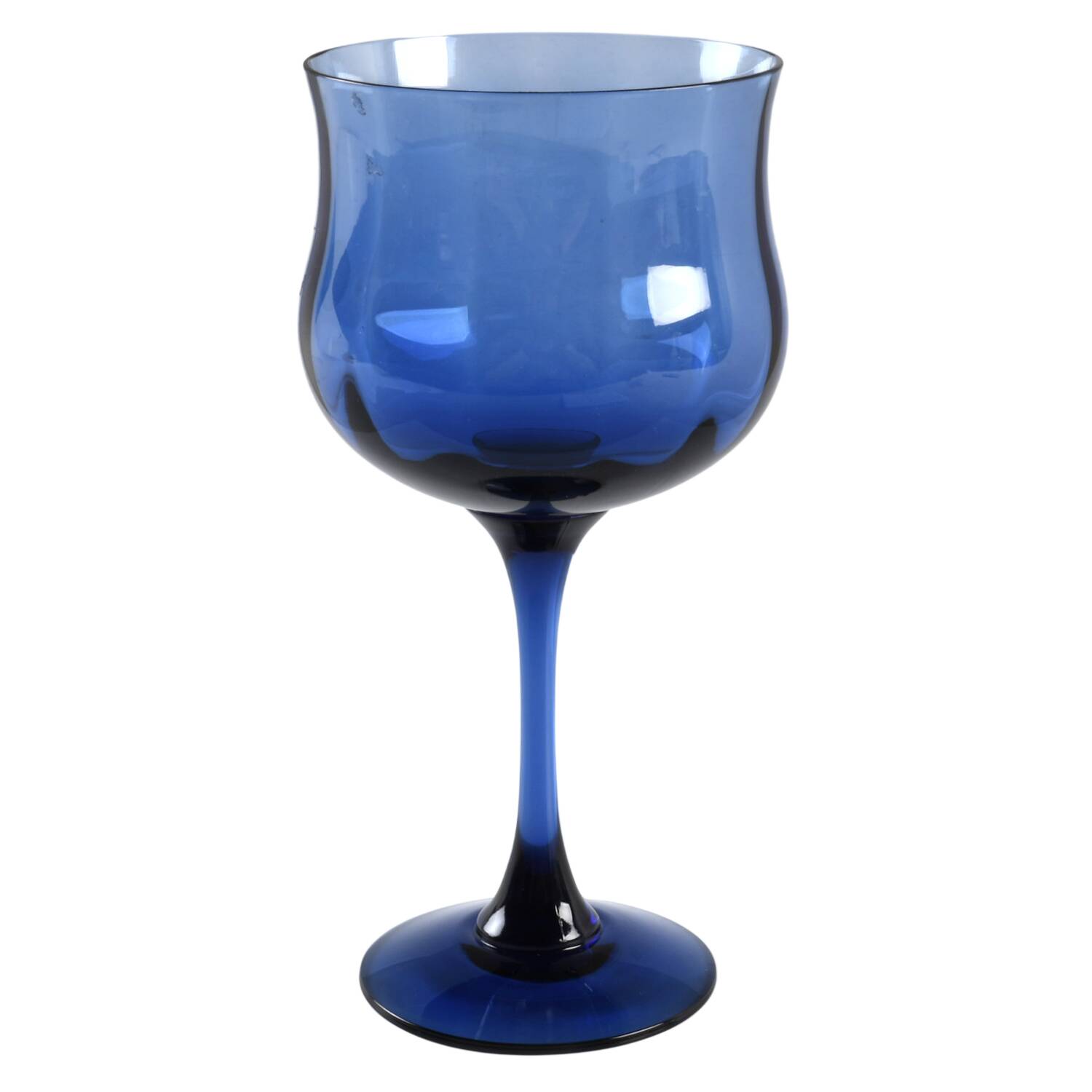 Jubilation Blue Water Goblet by Franciscan-1