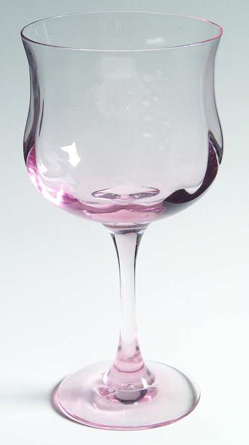 Jubilation Pink Water Goblet by Franciscan-1