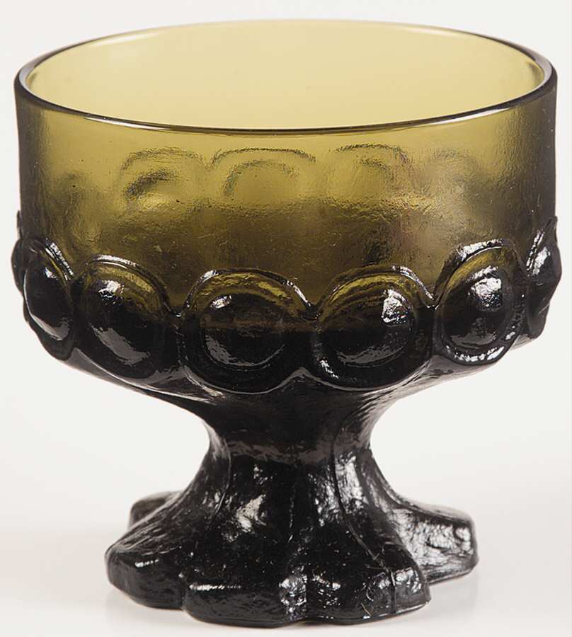 Madeira Olive Green Champagne/Tall Sherbet by Franciscan-1