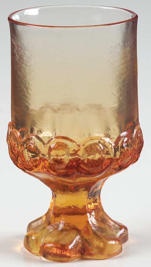 Madeira Orange (Pumpkin) Water Goblet by Franciscan-1