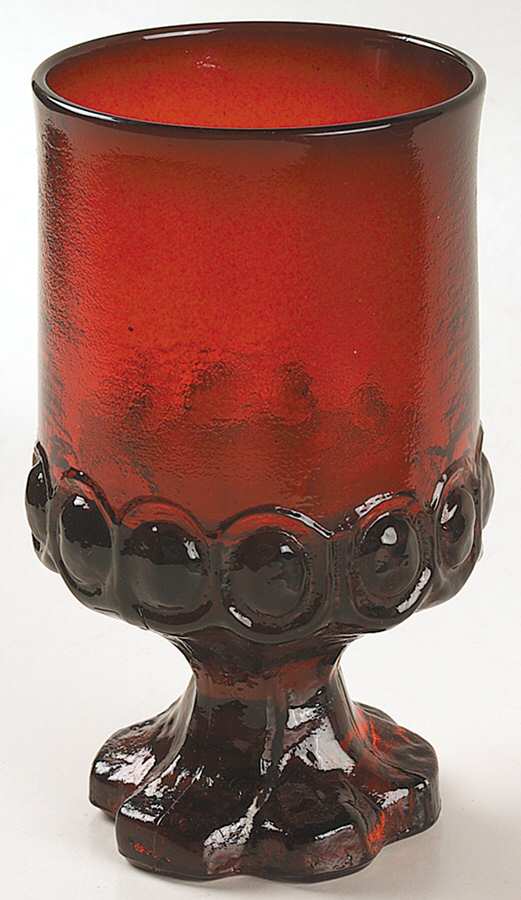 Madeira Ruby (Rancho) Water Goblet by Franciscan-1