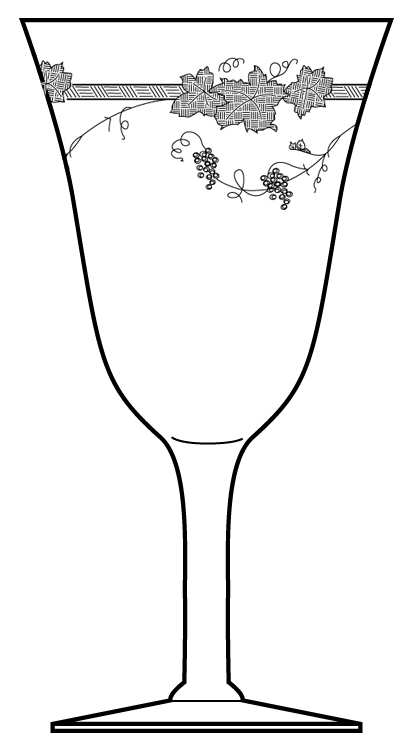 Modern Vintage (Non Optic) Water Goblet by Fostoria-1
