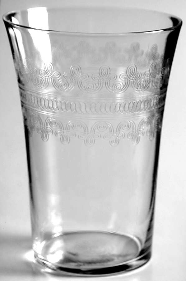 Large Cloverleaf 9 Oz Flat Tumbler by Fostoria-1
