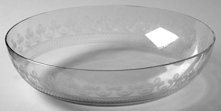 Large Cloverleaf 7"  Nappy by Fostoria-1