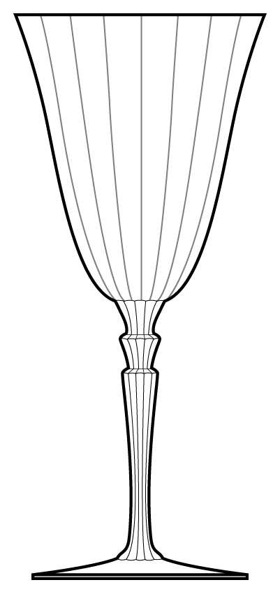 5099 Clear Water Goblet by Fostoria-1