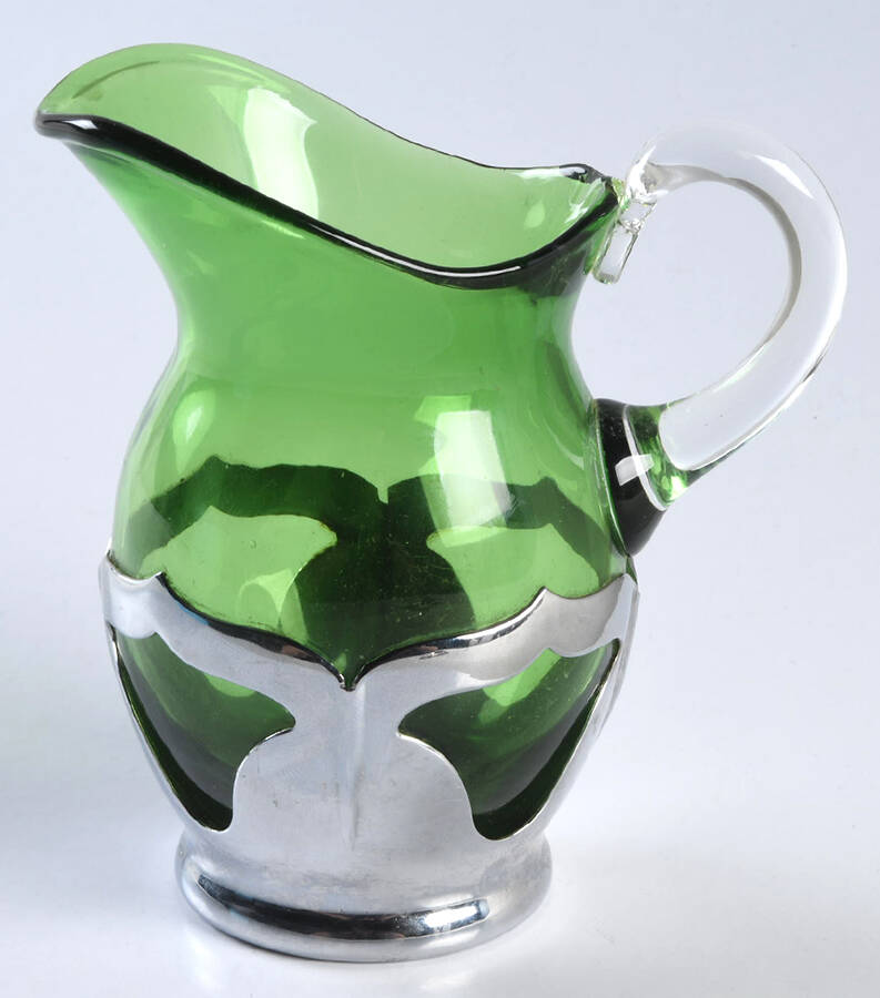 Farber Crystal (Chrome) Creamer by Farber Brothers-1