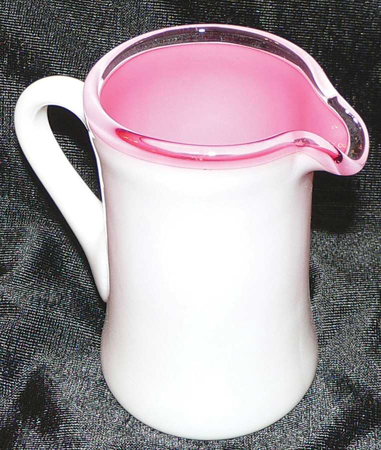 Peach Crest Creamer by Fenton-1