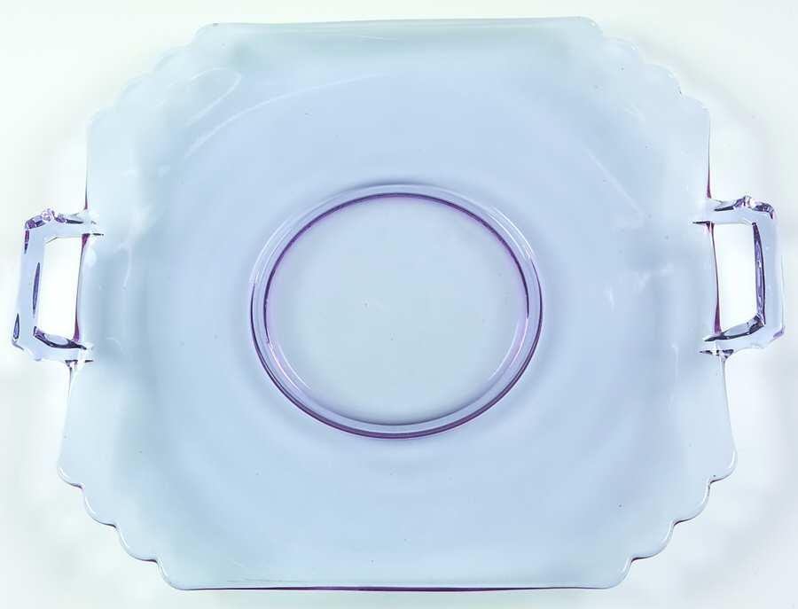 Mayfair Wisteria Handled Cake Plate by Fostoria-1