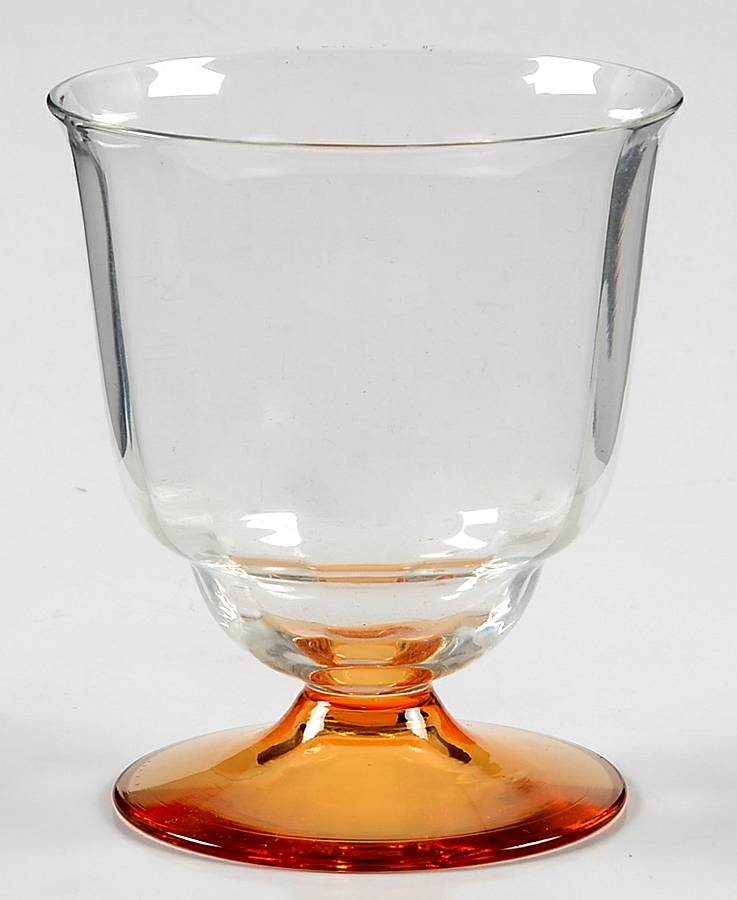 6007 Amber Oyster or Fruit Cocktail by Fostoria-1
