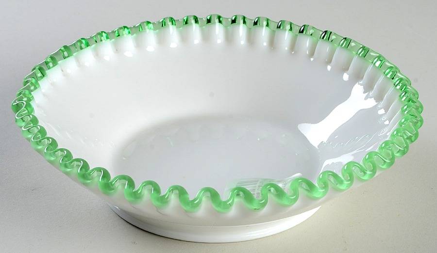 Emerald Crest Coupe Soup Bowl by Fenton-1