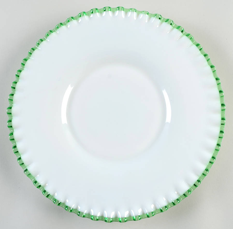 Emerald Crest 12" Sandwich Plate by Fenton-1
