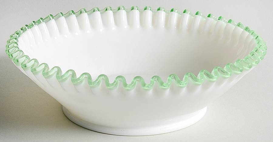 Emerald Crest 10" Salad Bowl by Fenton-1