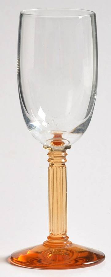 Classic Amber Base Brandy Glass by Fostoria-1