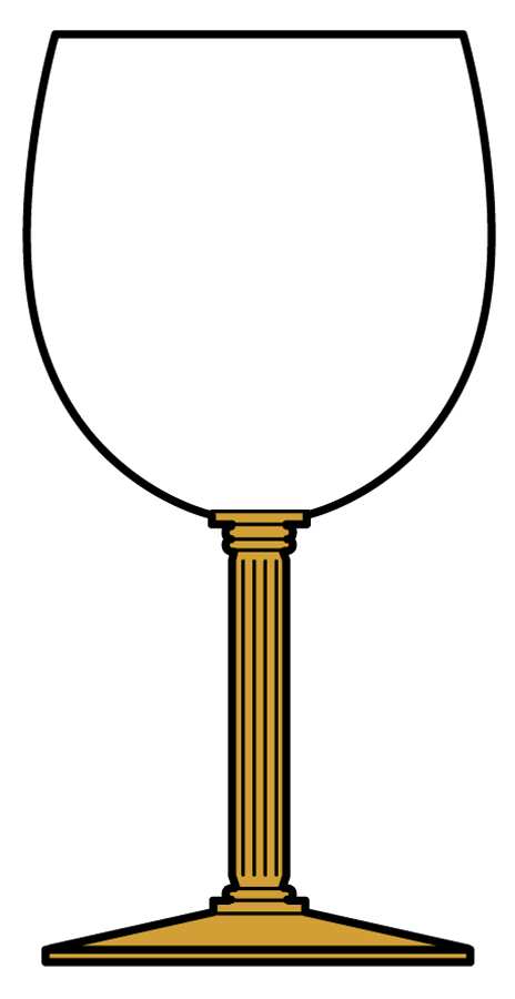 Classic Amber Base Water Goblet by Fostoria-1