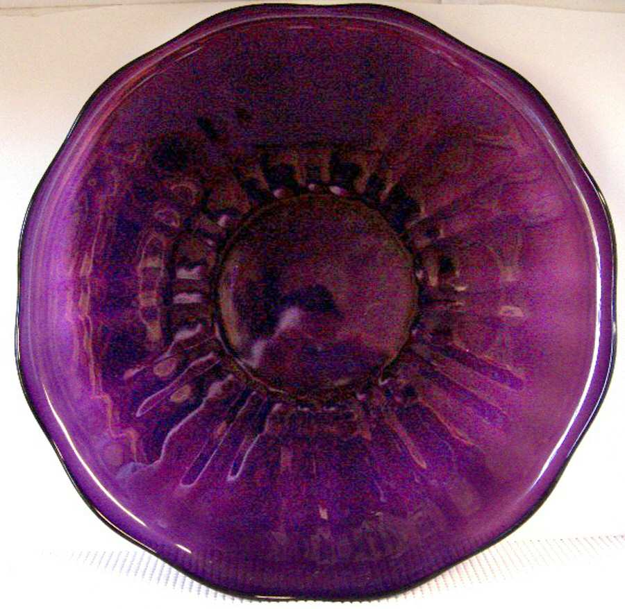 Lafayette Amethyst 14" Torte Plate by Fostoria-1