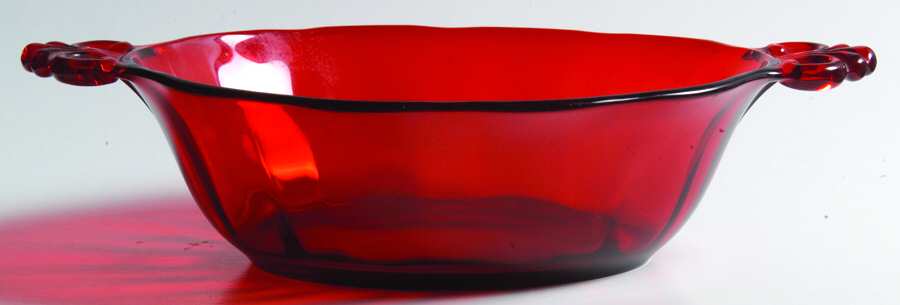 Lafayette Ruby Sauce Dish by Fostoria-1