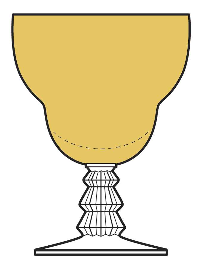 Rondel-Topaz Water Goblet by Fostoria-1