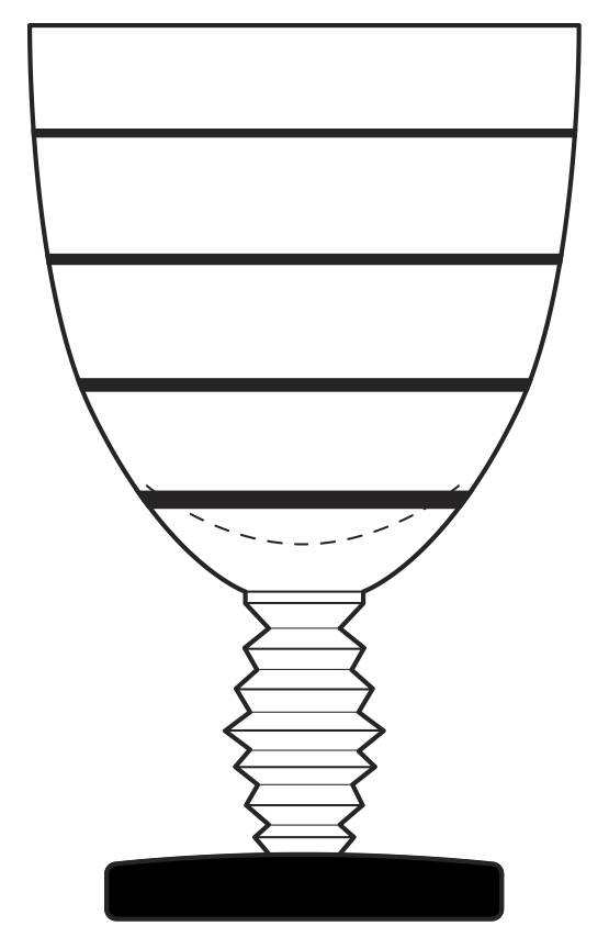 Saturn Water Goblet by Fostoria-1