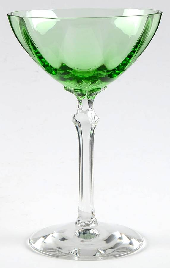 5098 Green Champagne/Tall Sherbet by Fostoria-1