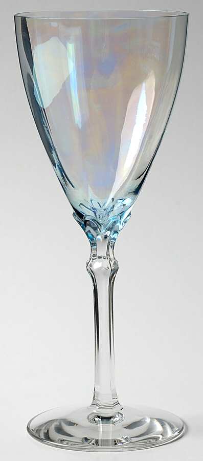 5098 Mother of Pearl Azure Water Goblet by Fostoria-1