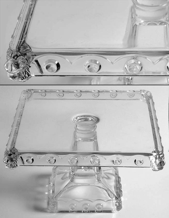 Atlanta (Line #500) 9" Diameter Pedestal Cake Stand by Fostoria-1