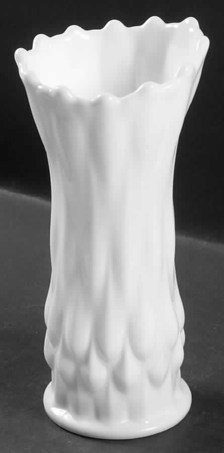 Frisco Milk Glass 8" Flower Vase by Fostoria-1