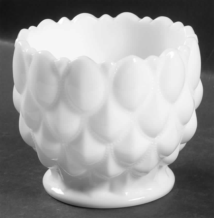Frisco Milk Glass Open Spooner by Fostoria-1
