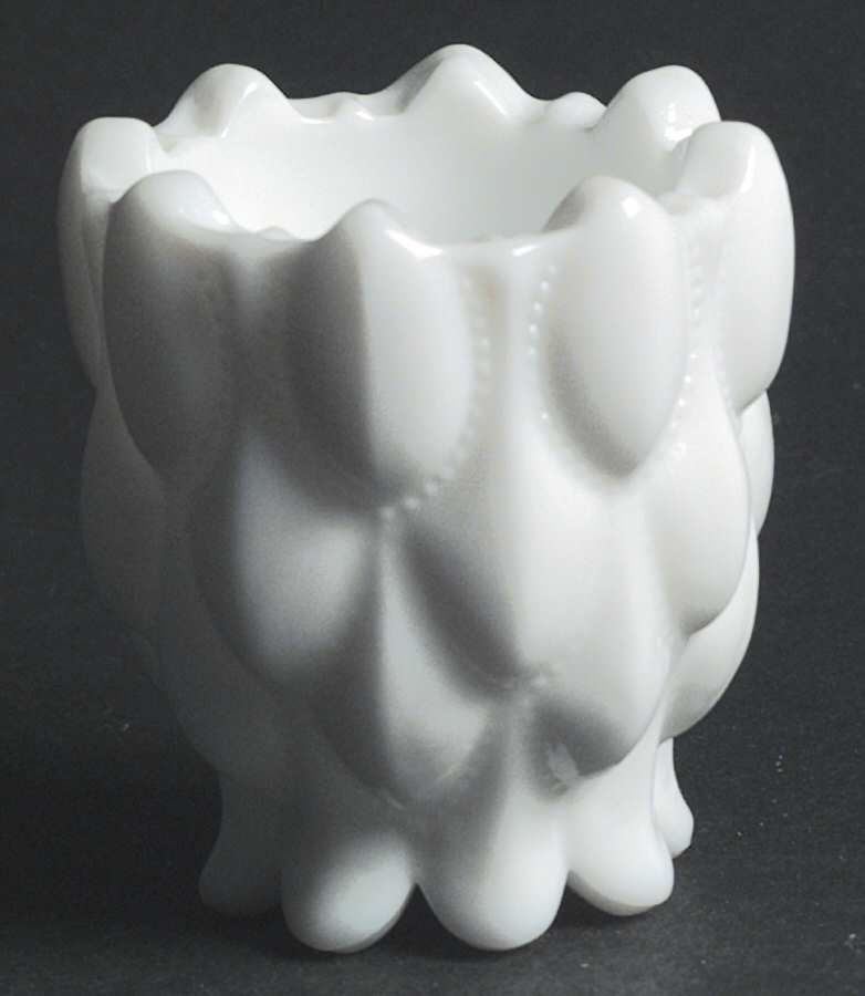 Frisco Milk Glass Toothpick Holder by Fostoria-1
