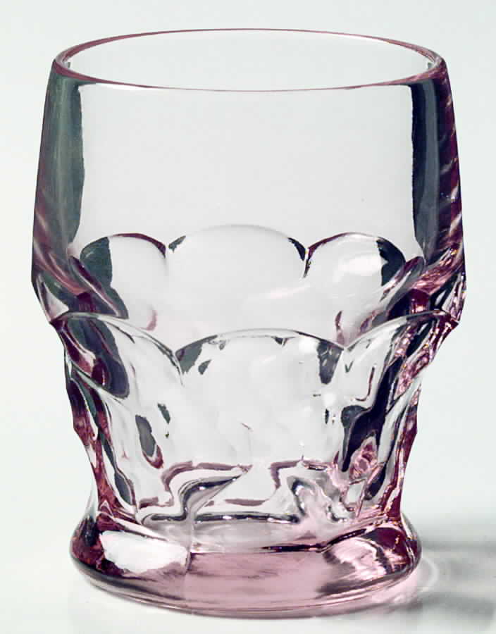 Georgian Pink Flat Tumbler by Fenton-1