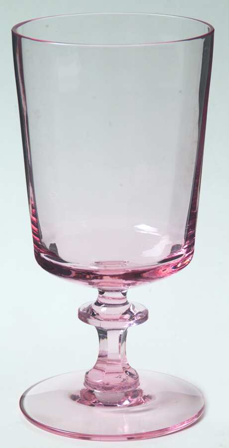 Flambeau Pink Water Goblet by Franciscan-1