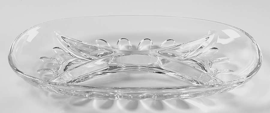 Gourmet (No Trim) 11" Oval 4 Part Relish by Fostoria-1
