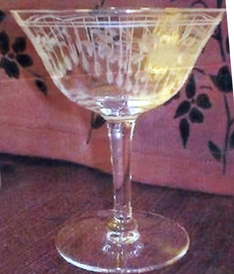Miami Champagne/Tall Sherbet by Fostoria-1