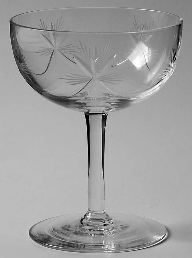 Cut #104 Champagne/Tall Sherbet by Fostoria-1