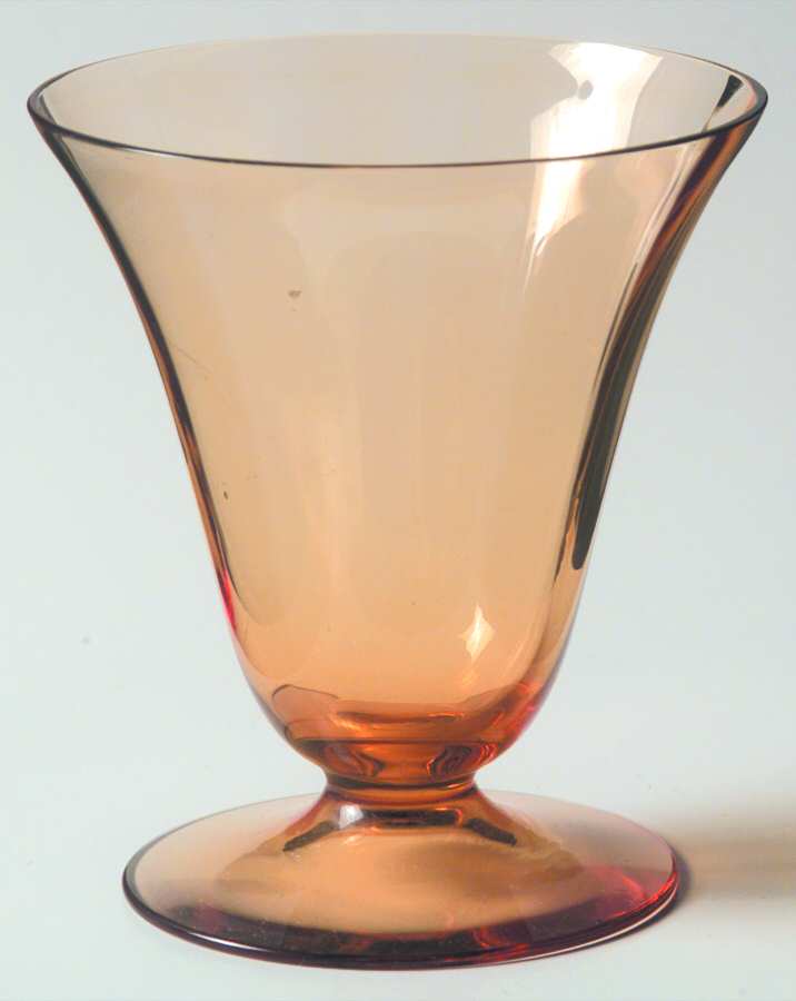 877 Amber Oyster or Fruit Cocktail by Fostoria-1