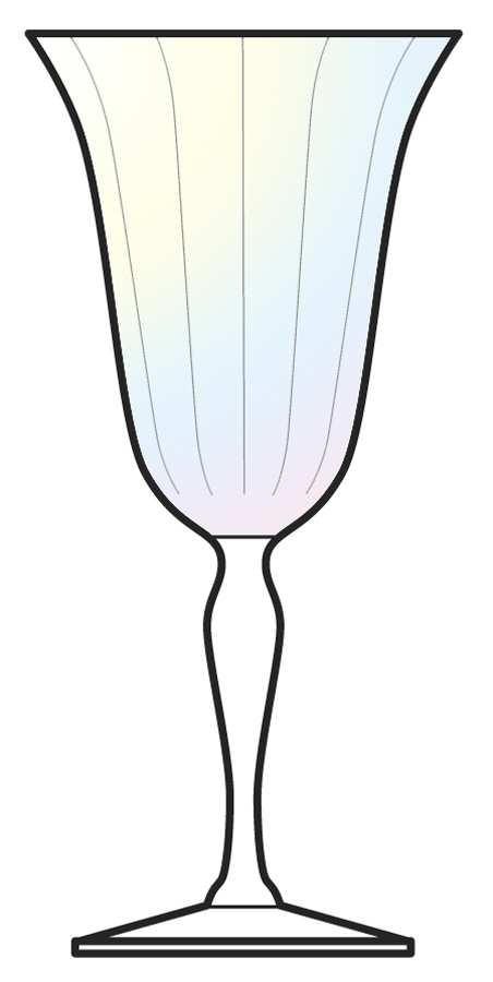 Mother of Pearl (Stem 877) Water Goblet by Fostoria-1