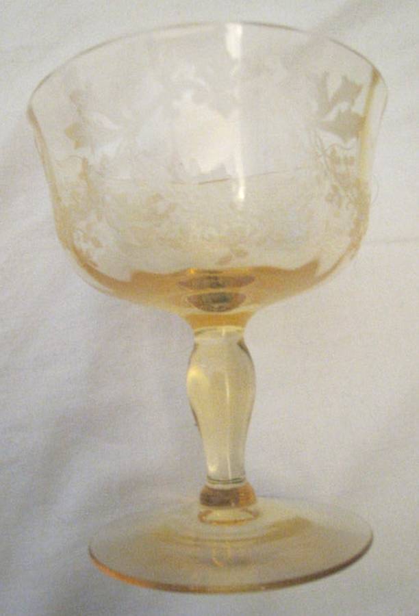 Springtime Yellow (Stem 891) Low Sherbet by Fostoria-1
