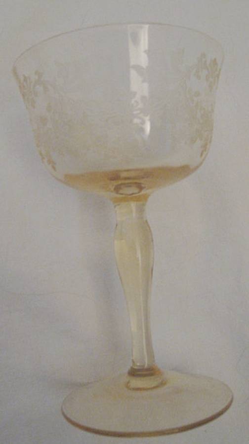 Springtime Yellow (Stem 891) Liquor Cocktail by Fostoria-1