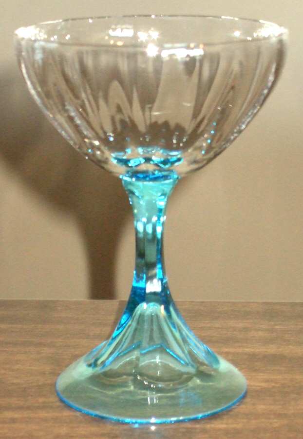 5083 Blue Champagne/Tall Sherbet by Fostoria-1