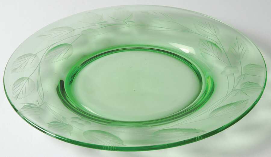 Berry Green 7" Salad Plate by Fostoria-1