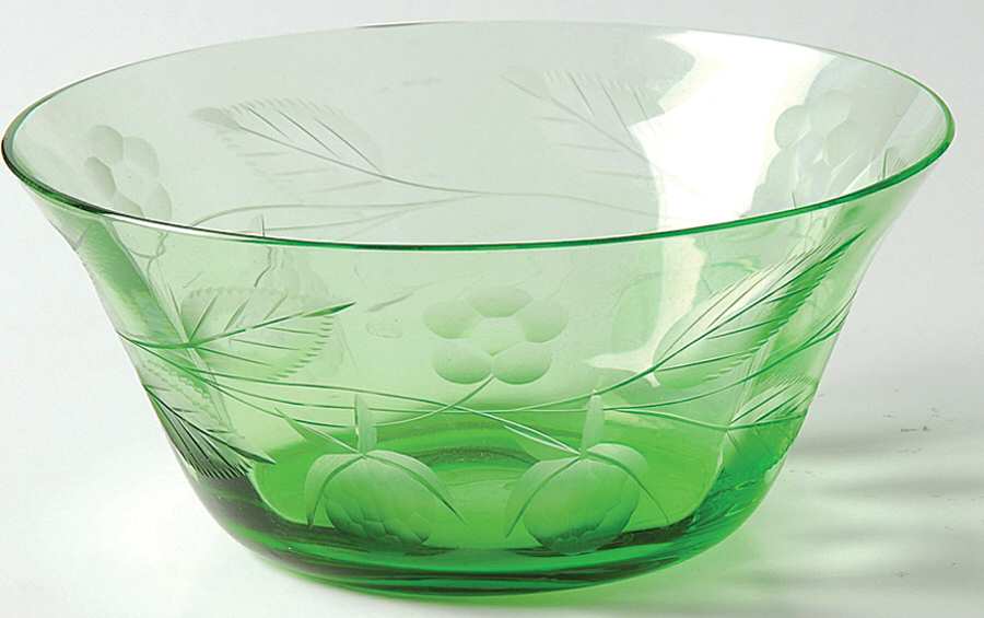 Berry Green Finger Bowl by Fostoria-1