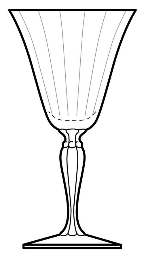 6004 Water Goblet by Fostoria-1