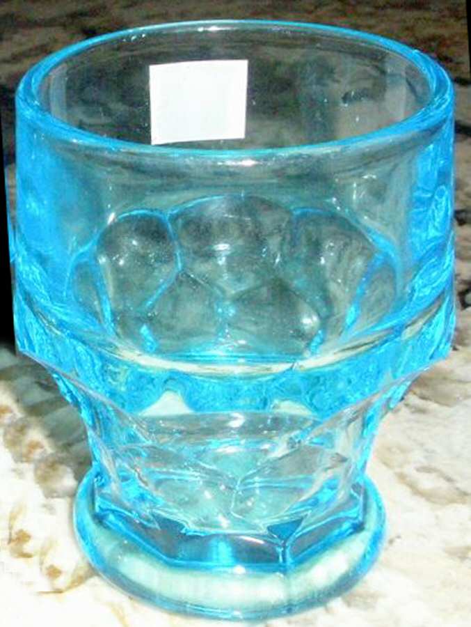 Georgian Blue Flat Tumbler by Fenton-1