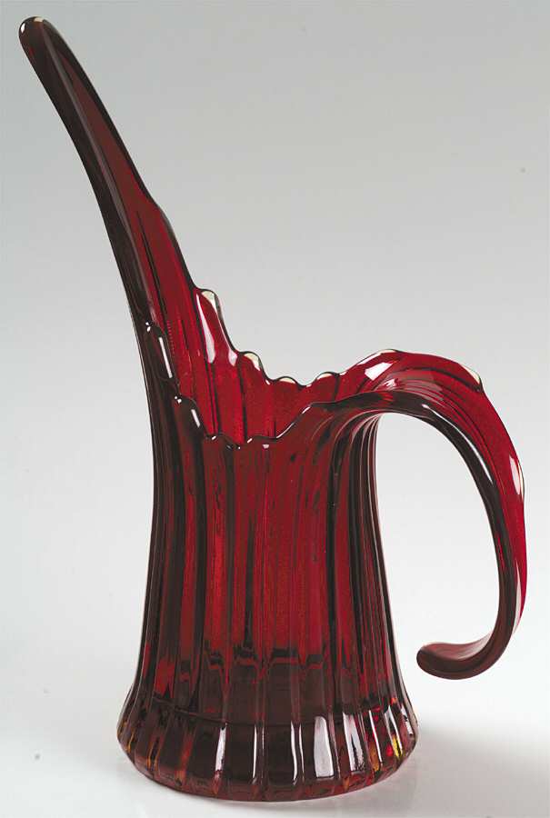 Heirloom Ruby 9" Pitcher Vase by Fostoria-1