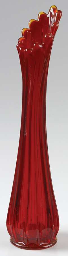 Heirloom Ruby 11" Flower Vase by Fostoria-1